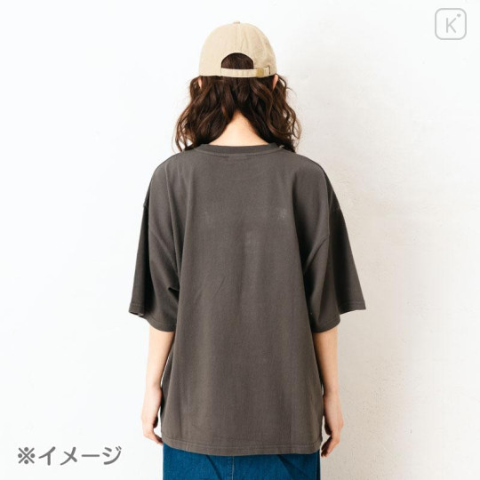 Japan Sanrio Original T-Shirt - Mr. Men & Little Miss : Gray - 5