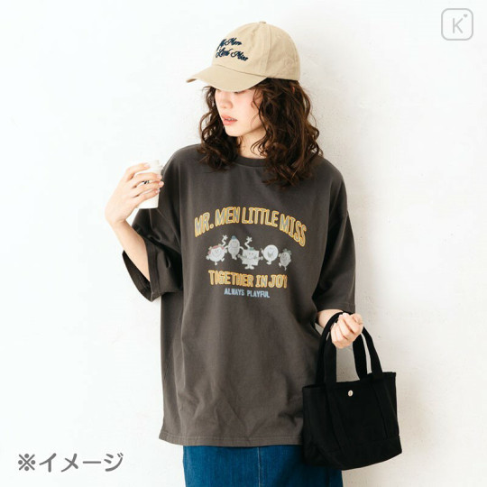 Japan Sanrio Original T-Shirt - Mr. Men & Little Miss : Orange - 3