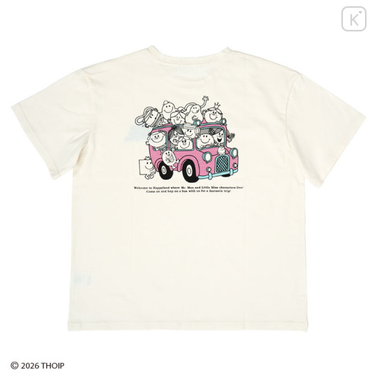 Japan Sanrio Original T-Shirt - Mr. Men & Little Miss : Bus - 2