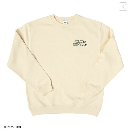 Japan Sanrio Original Sweatshirt (M) - Mr. Men & Little Miss : Silhouette - 1