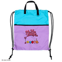 Japan Sanrio Original Knapsack - Mr. Men & Little Miss : Bus Stop