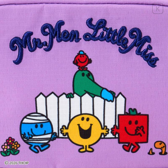 Japan Sanrio Original Pouch - Mr. Men & Little Miss : Bus - 4