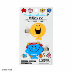 Japan Sanrio Original Bangs Clip Set - Mr. Men & Little Miss : Happy & Giggles