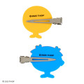 Japan Sanrio Original Bangs Clip Set - Mr. Men & Little Miss : Happy & Giggles - 3