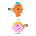 Japan Sanrio Original Bangs Clip Set - Mr. Men & Little Miss : Tickle & Princess - 2