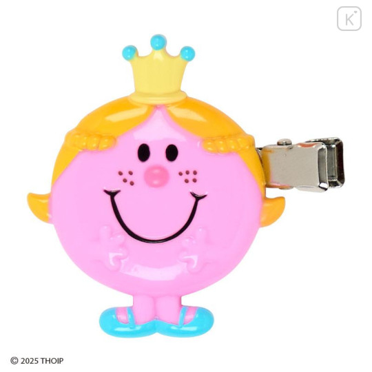 Japan Sanrio Original Bangs Clip Set - Mr. Men & Little Miss : Tickle & Princess - 5