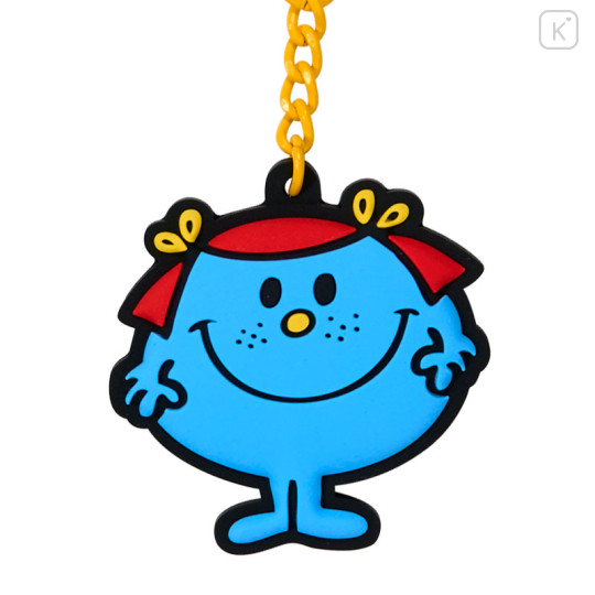 Japan Sanrio Original Rubber Keychain - Mr. Men & Little Miss : Happy & Giggles - 2