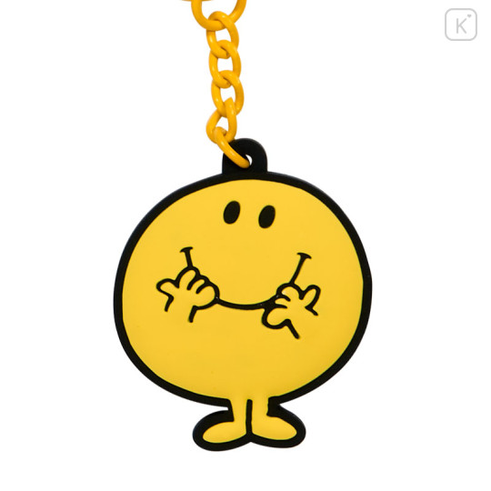 Japan Sanrio Original Rubber Keychain - Mr. Men & Little Miss : Happy & Giggles - 3