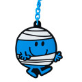 Japan Sanrio Original Rubber Keychain - Mr. Men & Little Miss : Bump & Sunshine - 2