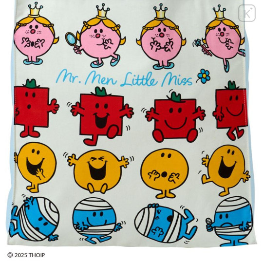 Japan Sanrio Original Tote Bag - Mr. Men & Little Miss : Face - 4