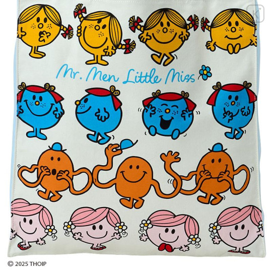 Japan Sanrio Original Tote Bag - Mr. Men & Little Miss : Face - 5
