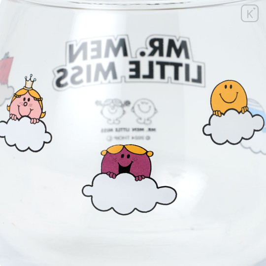 Japan Sanrio Wobbly Glass - Mr. Men & Little Miss : Scattered - 3