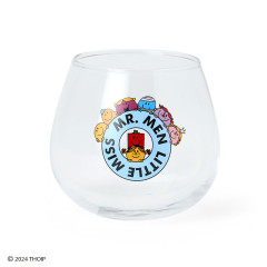Japan Sanrio Wobbly Glass - Mr. Men & Little Miss : Group