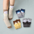 Japan Chiikawa Layered-Style Socks - Hachiware : Gray - 2