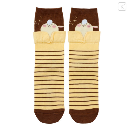 Japan Chiikawa Layered-Style Socks - Usagi : Yellow - 3