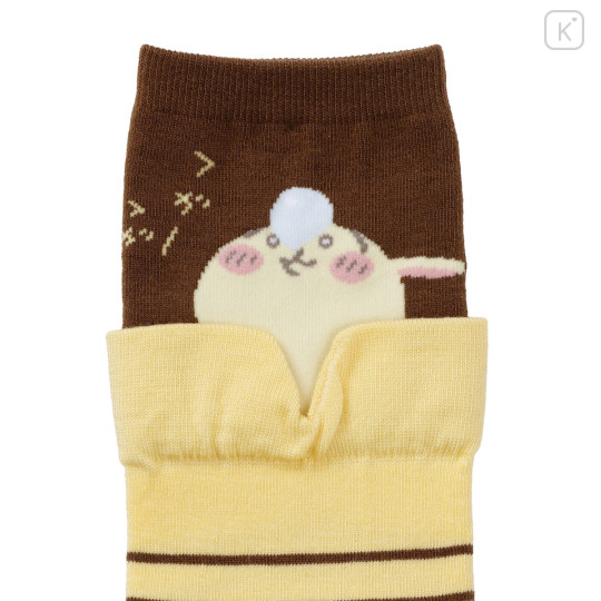 Japan Chiikawa Layered-Style Socks - Usagi : Yellow - 4