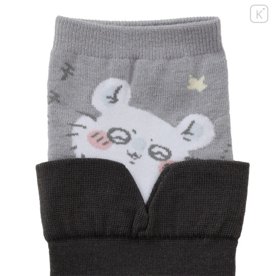 Japan Chiikawa Layered-Style Socks - Momonga : Yellow - 4