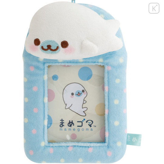 Japan San-X Soft Plush Photo Keychain - Mamegoma - 2
