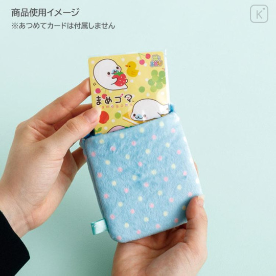 Japan San-X Soft Plush Photo Keychain - Mamegoma - 5