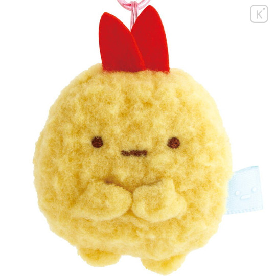Japan San-X Plush Keychain - Sumikko Gurashi Ebifurai no Shippo : Petit Rinko - 2