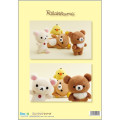 Japan San-X A4 Clear Holder - Rilakkuma : Plush Photo - 2