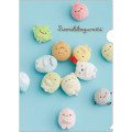 Japan San-X A4 Clear Holder - Sumikko Gurashi : Plush Photo - 1