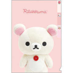 Japan San-X 3 Pockets A6 Index File Holder - Korilakkuma : Plush Photo