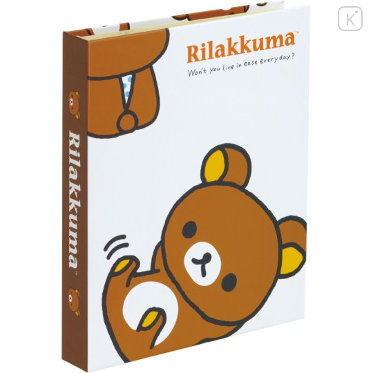 Japan San-X 2 Ring Collectible Card Binder Album - Rilakkuma - 1