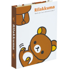 Japan San-X 2 Ring Collectible Card Binder Album - Rilakkuma