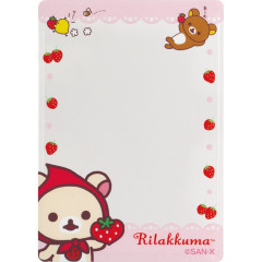 Japan San-X Hard Card Case - Korilakkuma : Strawberry Pink