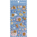 Japan San-X Puffy Aurora Sticker - Rilakkuma : Late Night - 1