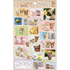 Japan San-X Sticker Sheet - Rilakkuma : Plush Photo