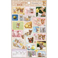 Japan San-X Sticker Sheet - Rilakkuma : Plush Photo - 1