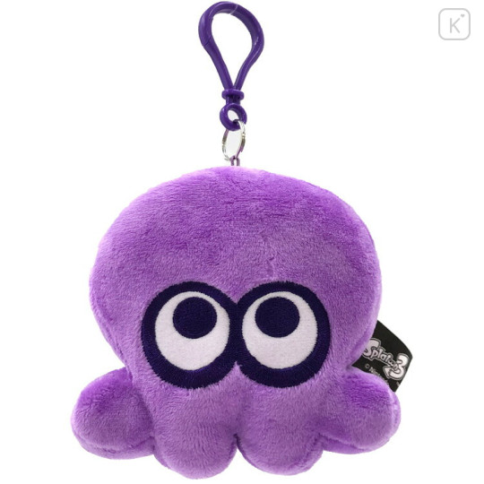 Japan Splatoon Mascot Keychain - Octopus Purple - 1