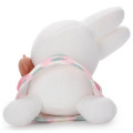 Japan Miffy Sleeping Friend Plush Toy (S) - Miffy Check Sleeping Friend Pink - 4