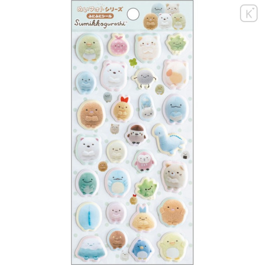 Japan San-X Squishy Sticker - Sumikko Gurashi : Plush Photo - 1