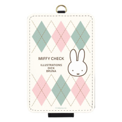Japan Miffy IC Card Case - Miffy : Miffy Check B
