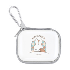 Japan Miffy Compact Gadget Pouch - Miffy : Miffy Check