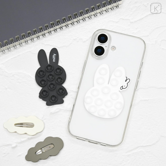 Japan Miffy Petasuma Double-Sided Suction Pad - Miffy : Black - 6