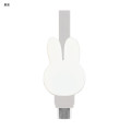 Japan Miffy USB to Type-C Sync & Power Mascot Cable - Miffy - 2