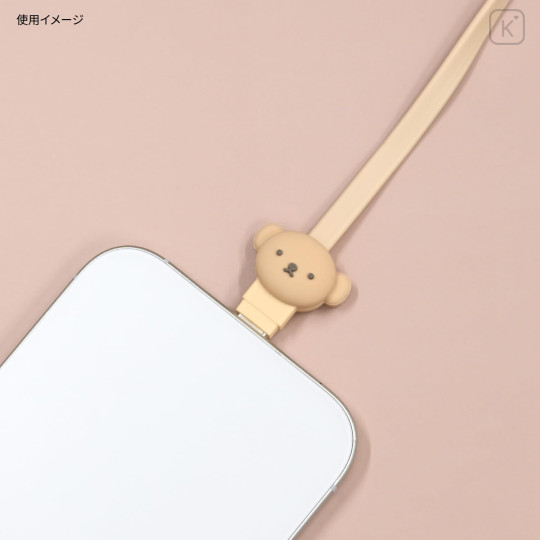 Japan Miffy USB to Type-C Sync & Power Mascot Cable - Boris - 4