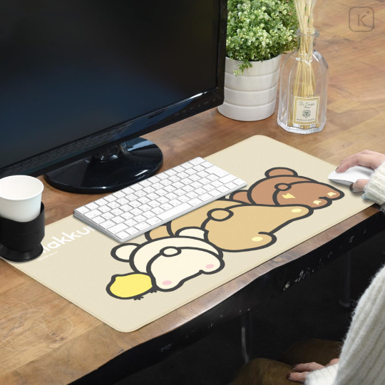 Japan Miffy Desk Mat - Rilakkuma : Everyone - 5