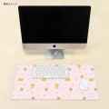 Japan Miffy Desk Mat - Rilakkuma : Ribbon - 3