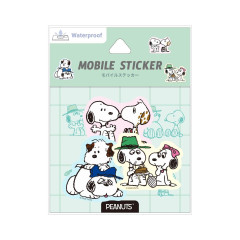 Japan Peanuts Waterproof Mobile Sticker Pack - Snoopy : Siblings