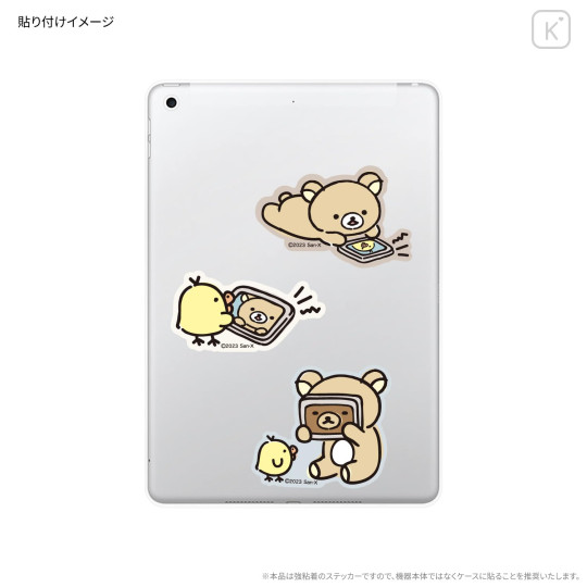 Japan San-X Waterproof Mobile Sticker Pack - Kiiroitori & Rilakkuma - 3