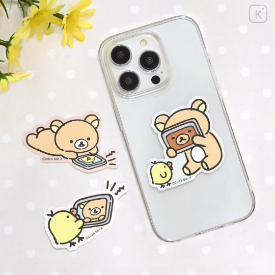 Japan San-X Waterproof Mobile Sticker Pack - Kiiroitori & Rilakkuma - 4