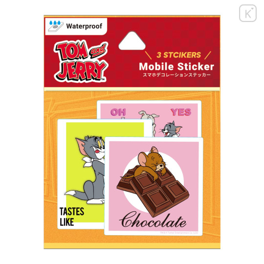 Japan Tom and Jerry Waterproof Mobile Sticker Pack - Tom & Jerry : B - 1