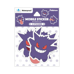 Japan Pokemon Waterproof Mobile Sticker Pack - Gengar