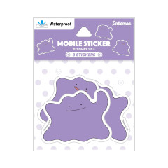 Japan Pokemon Waterproof Mobile Sticker Pack - Ditto
