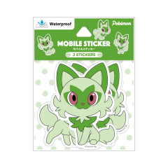 Japan Pokemon Waterproof Mobile Sticker Pack - Sprigatito